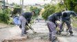 Avanzan los trabajos de recomposición de la trama vial en barrio Macarone
