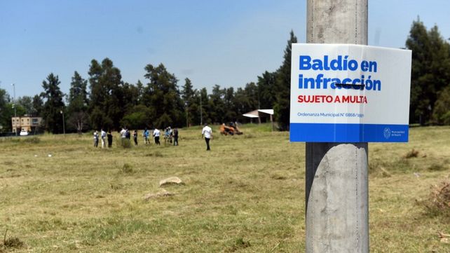 Hay 56 propietarios de baldíos en infracción que ya fueron intimados por la Municipalidad.