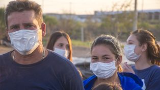 Desalojo de ladrilleros por parte de la municipalidad en la zona del parque industrial