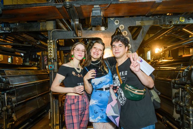 Rayén Perretta, Camila Stein y Lisandro