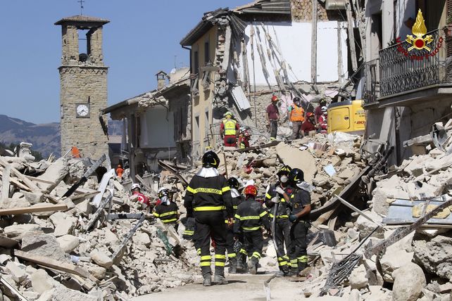 amatrice. El remoto pueblo en la cima de una colina es uno de los destinos de vacaciones para visitar a los nonos.&nbsp;