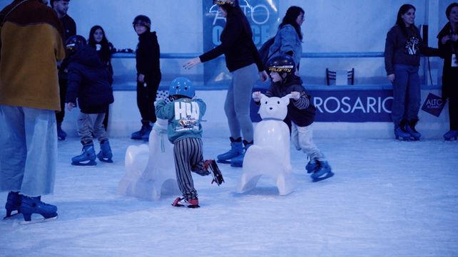 Rosario tendrá nuevamente una pista de patinaje sobre hielo.