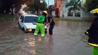 El temporal provocó anegamientos en Concepción del Uruguay