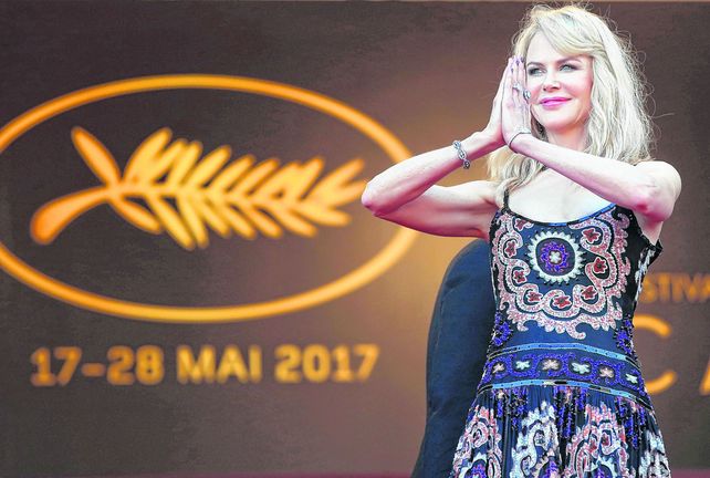 Nicole Kidman llegó al festival de cine francés para mostrarThe Killing of a Sacred Deer