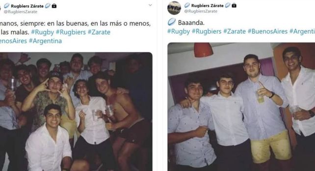 Bajan una cuenta de Twitter que defendía a los rugbiers de Zárate
