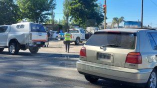 Paraná: choque en Avenida Almafuerte provocó el corte del tránsito
