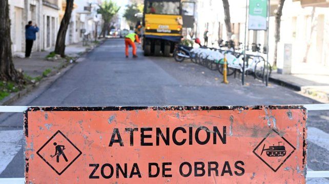 Trabajos de bacheo en la ciudad de Santa Fe