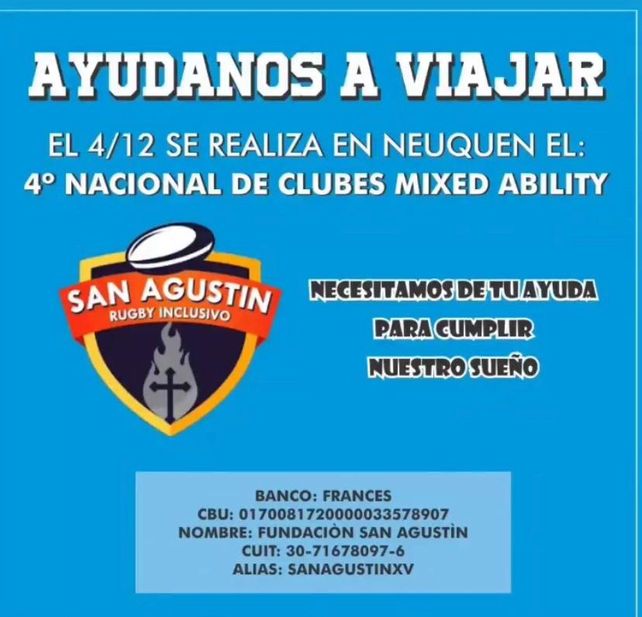 San Agustín XV ya tiene más de 100 jugadores y nuevos desafíos