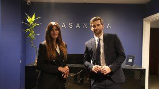 María Eugenia Salvatierra junto a Andrés Marcato de Casanova Tax.