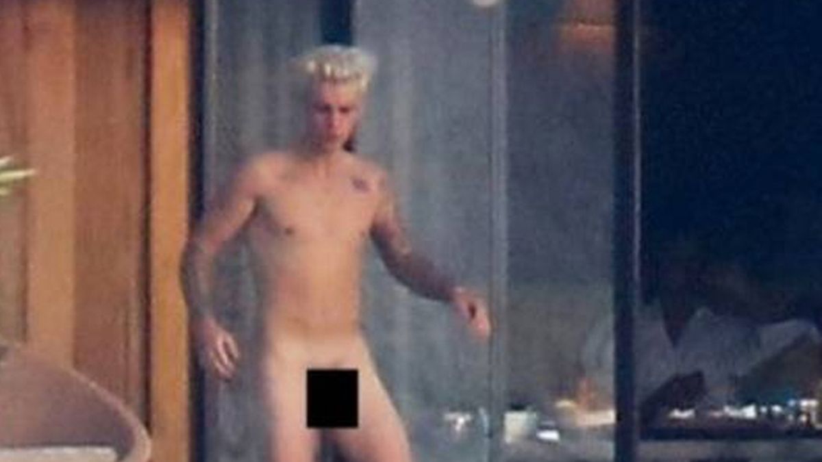 Las fotos de Justin Bieber desnudo que revolucionaron las redes