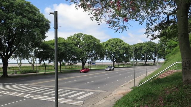 En el parque Urquiza se llevaron luces en la zona del Planetario