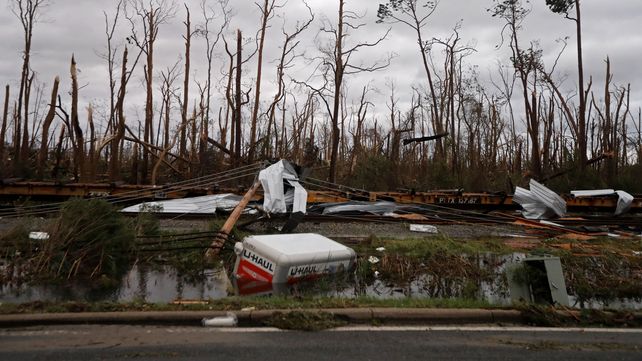 Las impactantes imágenes de la devastación que dejó el paso del huracán Michael en Florida