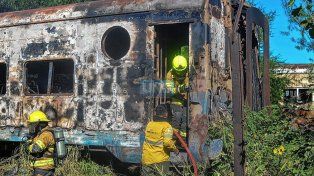 Nuevo incendio en uno de los vagones del ferrocarril