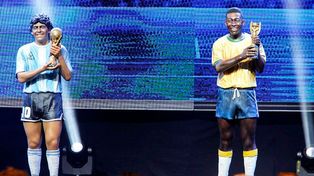 La Conmebol le rindió homenaje a Maradona y Pelé