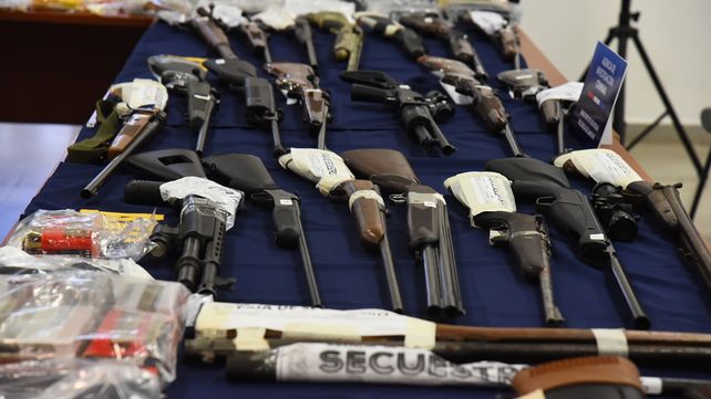 Cifra récord: secuestraron más de 5.000 armas de fuego en el último año y medio en la provincia