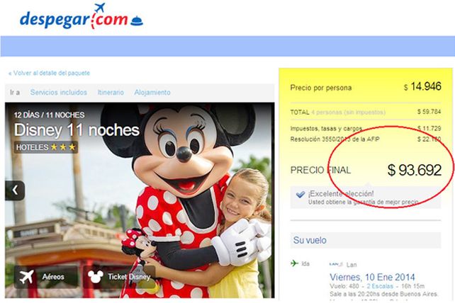 Lindo mientras duró: ahora irse con la familia 15 días al exterior puede costar $120.000
