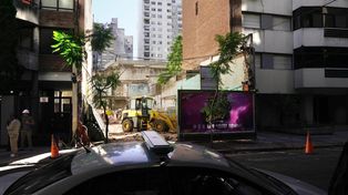 Susto por una fuga de gas en una obra en construcción del macrocentro