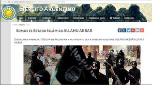 Hackearon la web del Ejército Argentino