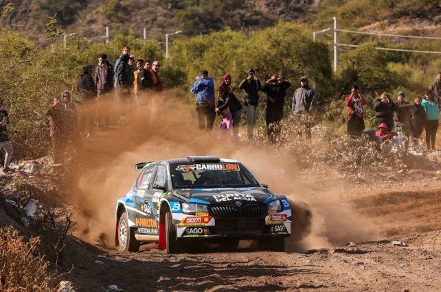 En una jornada de interrupciones, Baldoni emergiólíder en el Rally del Poncho