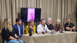 Familiares, representantes legales y el fiscal Omar De Pedro detallaron la marcha de la investigación ante los medios de prensa de la región.