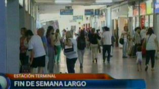 El fin de semana largo trajo movimiento en la Estación Belgrano