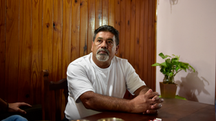 Carlos Osvaldo García, en 2016, cuando recibió a La Capital en su casa.