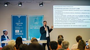 El Gobierno provincial recorre municipios para difundir los ejes de la reforma política y electoral que se debate en la Cámara de Diputados.
