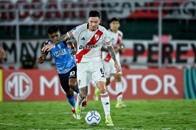 River igualó de visitante en su presentación en la Copa Sudamericana.