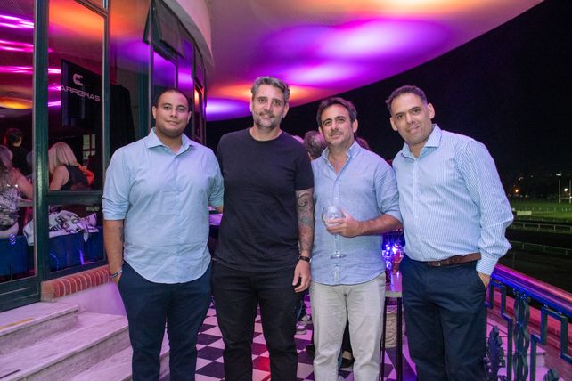 Gabriel Hernández, Julio Pastore, José Merino y Fernando Méndez