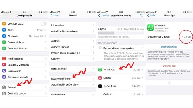 Whatsapp: tips paso a paso para que la memoria no se llene