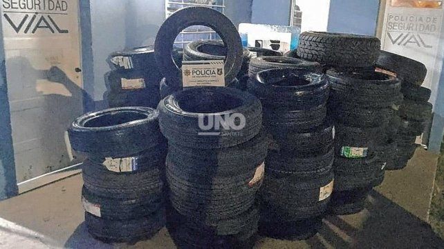 Secuestraron 113 cubiertas chinas de contrabando por más de 15 millones de pesos