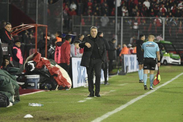 El DT de Newells Frank Kudelka esta feliz.