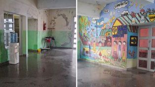 Padres exponen las malas condiciones edilicias de escuela de San Benito.