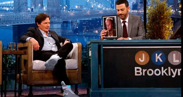 Michael Fox probó el primer par de zapatillas de Volver al Futuro que se atan solas