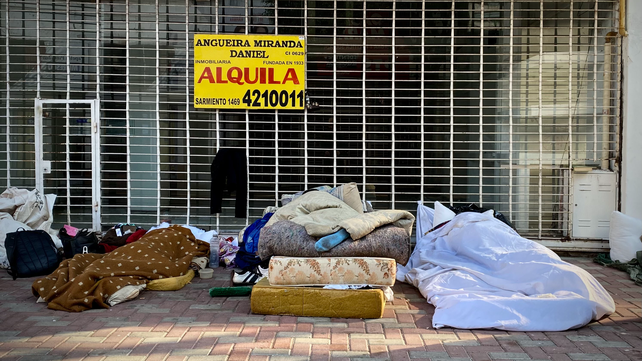 Cada vez hay más personas en situación de calle en la ciudad