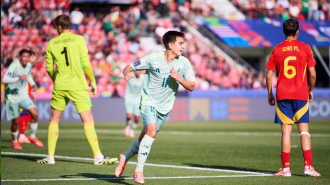 México rescató un empate agónico ante España en el Mundial Sub 20