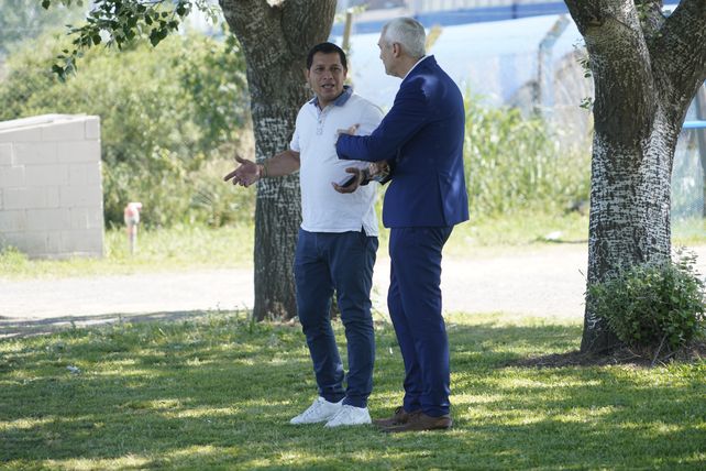 Canallas. Gordillo y Carloni conforman la mesa de fútbol de Central y buscan sumar varios jugadores en breve.