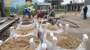 Comenzaron las obras de ampliación del taller de la Escuela Técnica de San Gregorio