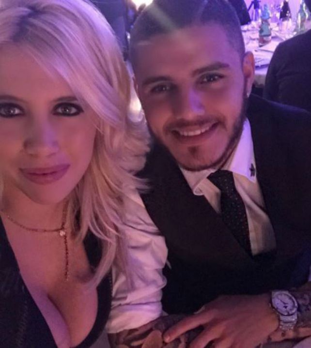 Wanda y Mauro viven a pleno su historia de amor.