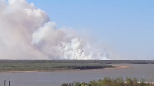 La calidad del aire alcanzó niveles dañinos para la salud en Rosario por los incendios en el Delta