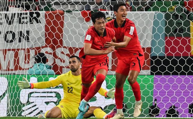 Corea del Sur le ganó a Portugal y se clasificó a los octavos de final