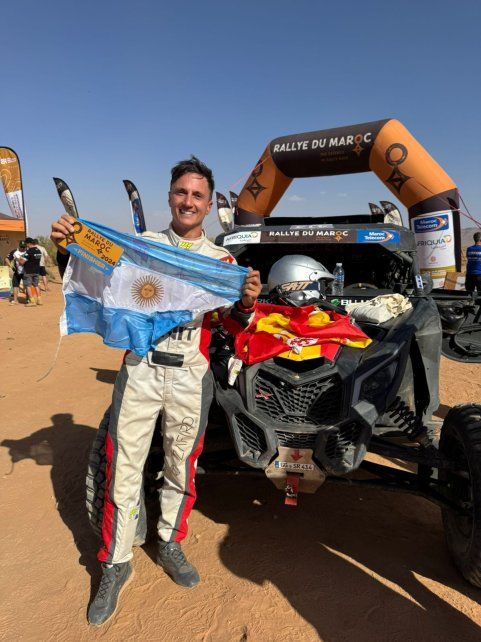 El rosarino Osman Anuar protagoniza el Dakar 2025.