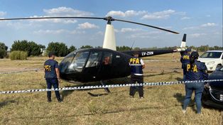 El helicóptero fue secuestrado en una pista de aviones de fumigación ubicada en la zona rural de la ciudad de Gualeguaychú, Entre Ríos.