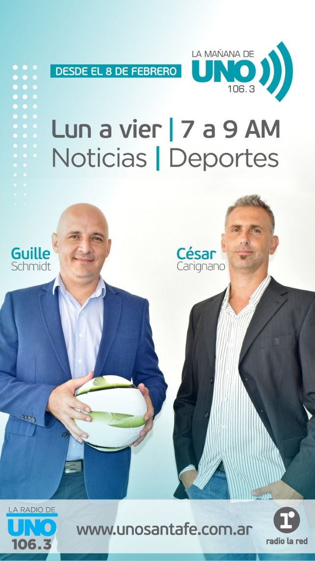 Guillermo Schmidt y César Carignano estarán en la cobertura del partido de Colón en San Juan