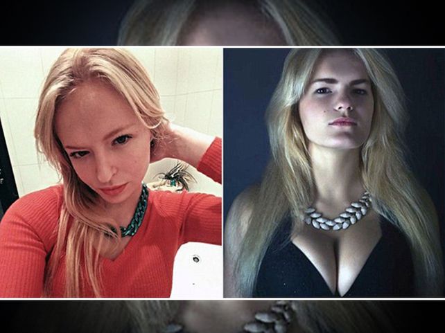 Elizaveta (izquierda) envidiaba la carrera como modelo de su hermana Stefania
