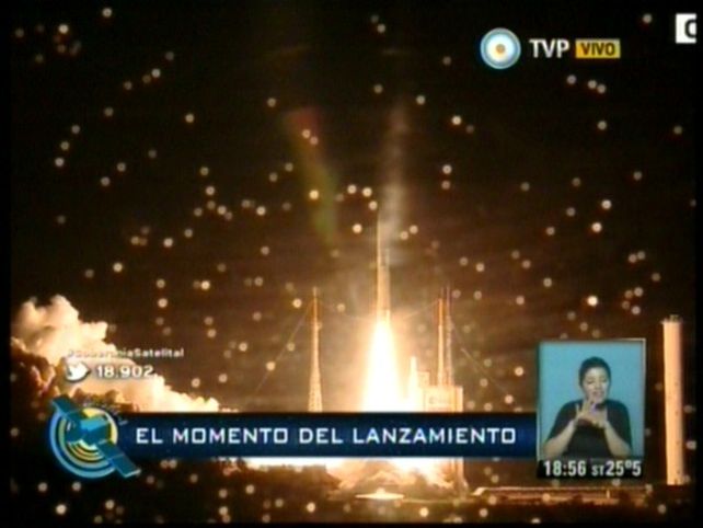 El primer satélite geoestacionario argentino está en el espacio y ya se desprendió de la cápsula