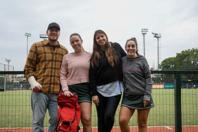 Emilio, Agustina Bollea, Moira Roberts y Clara Layus.