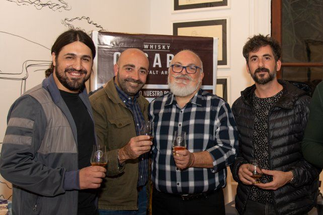Marcelo Bolzani, Juan Cipollone, Héctor Speroni y Juan Menéndez