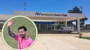 Operativo de seguridad y logística: Messi aterriza en Sauce Viejo junto a toda su familia bajo un fuerte hermetismo