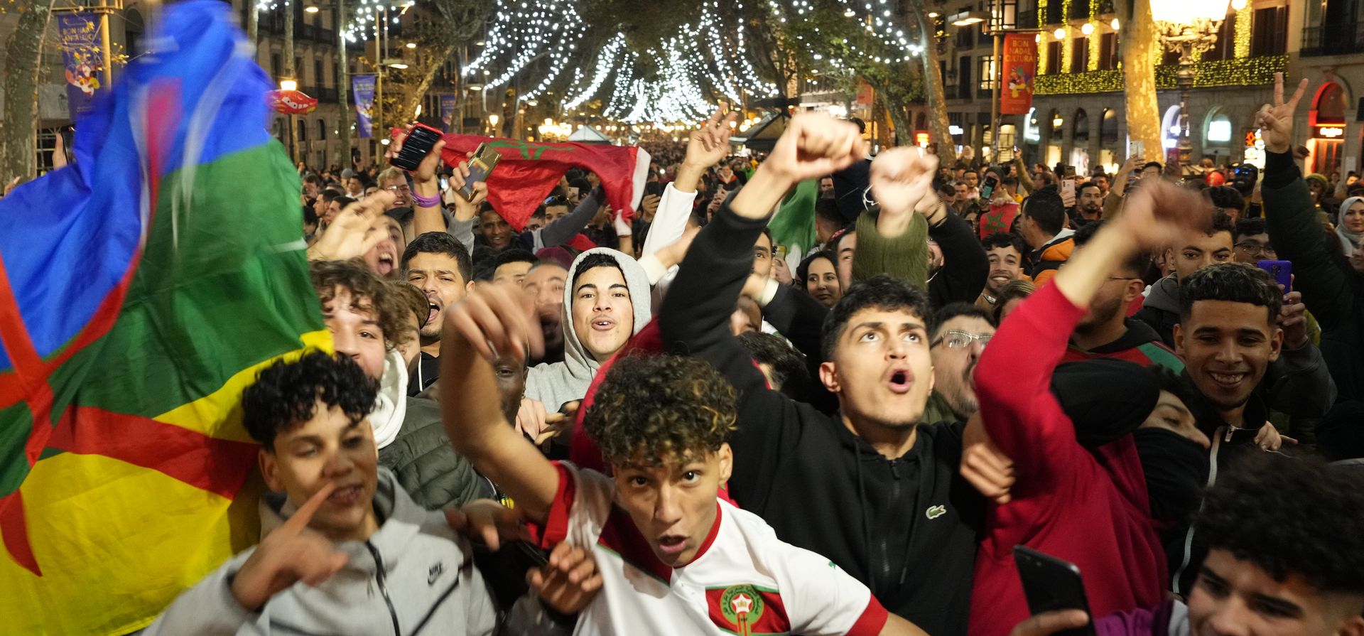 España Vs Marruecos en una Barcelona prêt à porter, en clave poscolonial y amable
